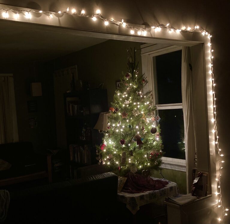 Christmas Tree with white lights